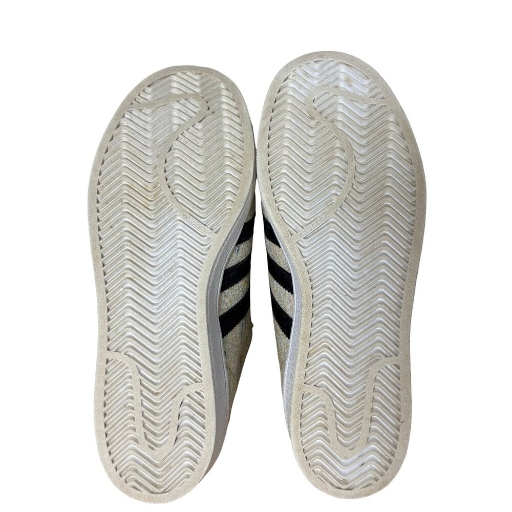 Adidas Superstar Tan Speckled Canvas Shell Toe Sneakers Women 6 - Picture 8 of 10